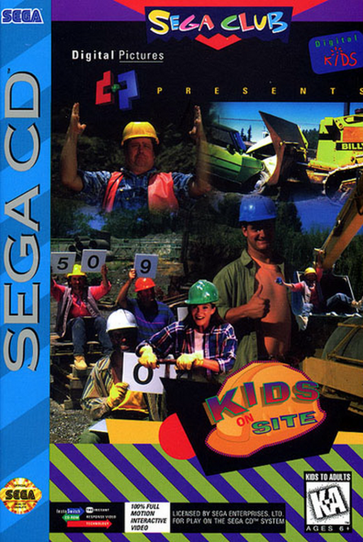 Kids on Site (USA) Sega CD Game Cover